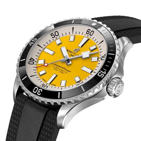 breitling superocean yellow price|Breitling Superocean tiffany blue.